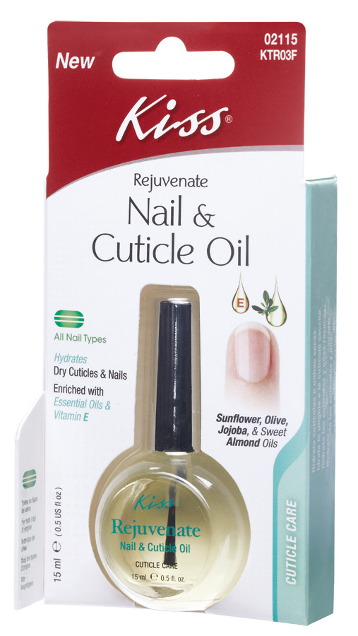 ფრჩხილის და ნუნების ზეთი Cuticle Quencher Rejuvenate Nail Cuticle Oil 15 ml  - Kiss